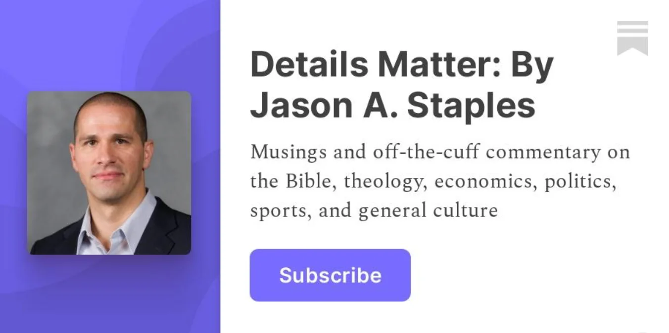 Details Matter on Substack